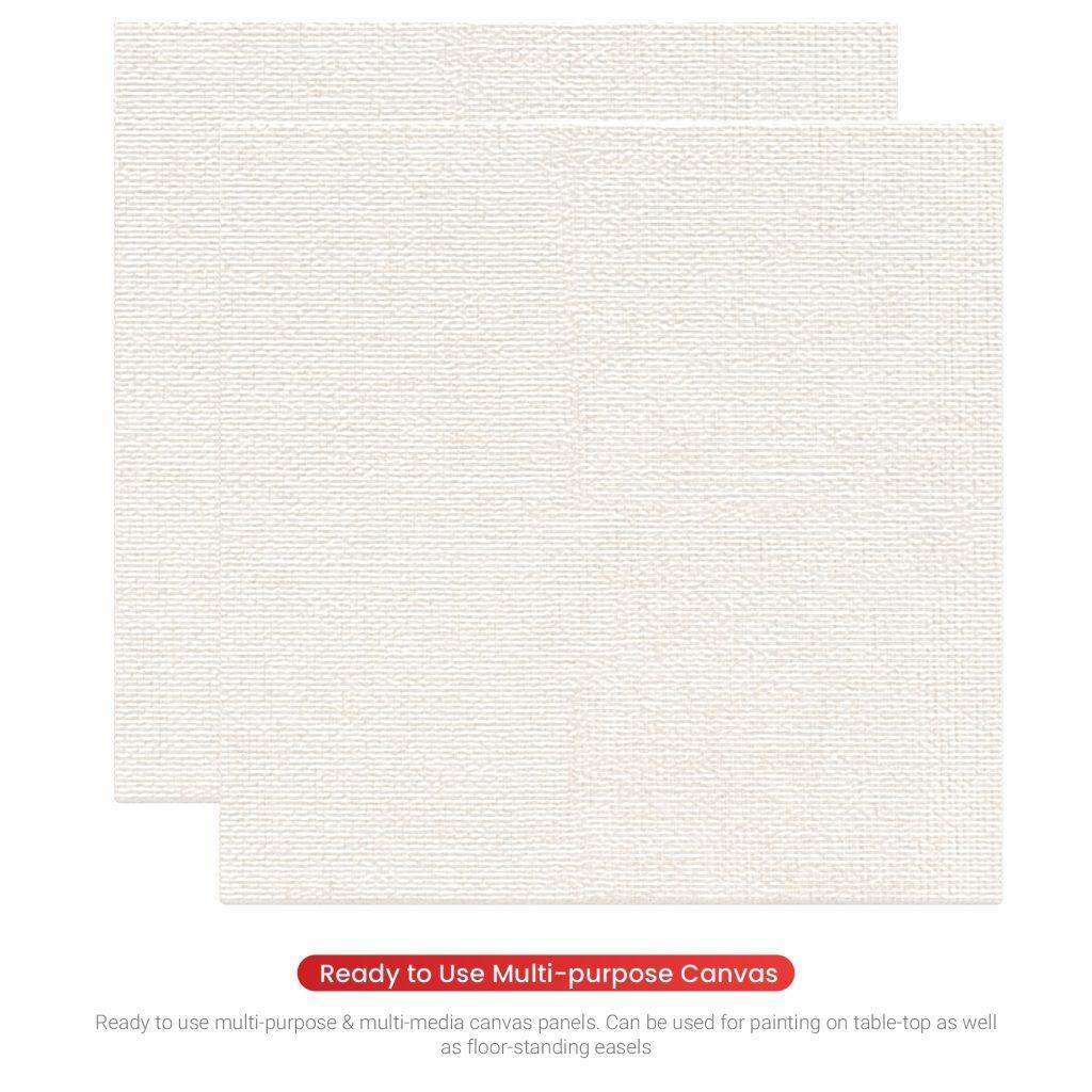 Artist Canvas Panel Boards for Oil & Acrylic Painting | Medium Grain ...