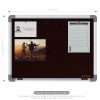 Alfa Notice Board with Acrylic See-through Door & Built-in Lock - Image 2